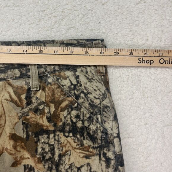 Vintage 90s Commander 38x31 Tie Cuff Sniper Camouflage Cargo Hunting‎ Pants - Picture 2 of 8